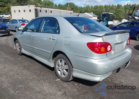 2003 Toyota Corolla S из США, поврежденный, VIN 2T1BR32E63C149323